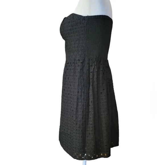 STRAPLESS Cotton Eyelet Dress - Picture 5 of 14